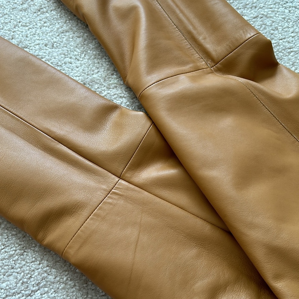 Andrew Marc Butterscotch Butter Soft Leather Pant… - image 7